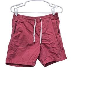 J.Crew Red Cotton Pull-On Shorts Size Small